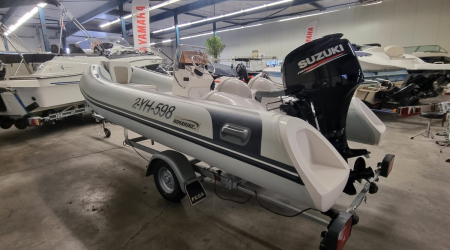 Nimarine MX450 RIB uit 2021 met Suzuki DF40A en trailer
